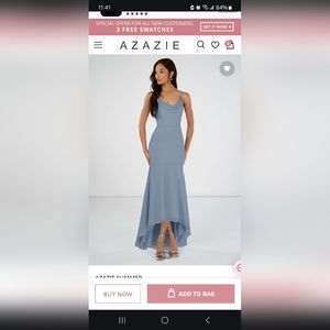 NWT Azazie Summer - 12-14 Custom Measurements